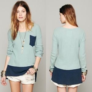 SOLD We The Free | High Low Color Block Thermal